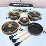 9 Piece Granite Classy Cookware Set- Furaha Finds Kenya