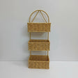 Rattan Shower Caddy – Handwoven Water-Resistant Bathroom Organizer wall mounted caddies Wall-Mounted Caddies