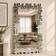 Luxury Structured Frame Decorative Mirror Mirror Mirrors