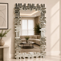 Luxury Structured Frame Decorative Mirror Mirror Mirrors
