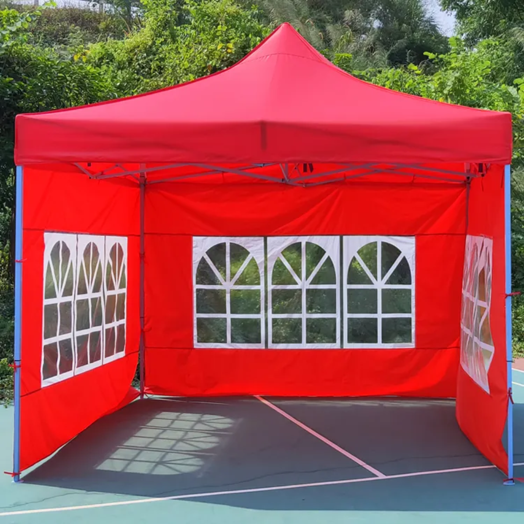 3m x 3m Pop Up Gazebo Event Ready Outdoor Shelter Steel Framed, Customizable, and Weatherproof Perfect for Markets, Parties, and Backyard Events- Furaha Finds Kenya
