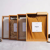3L Bamboo Dry Food and Cereals Storage Container – Glass with Bamboo Lid