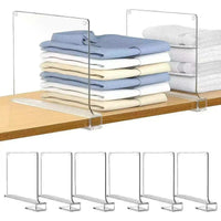 Acrylic Closet/Wardrobe Dividers(2 pc) Room Dividers
