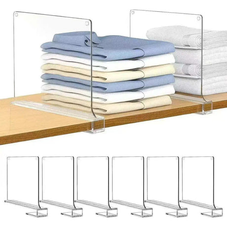 Acrylic Closet/Wardrobe Dividers(2 pc) Room Dividers
