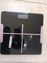 Smart Digital Electronic Body Scale USB Rechargeable with LCD Display