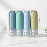 Silicone Travel Lotion Bottles Set of 4 Travel bottles Travel Bottles & Containers