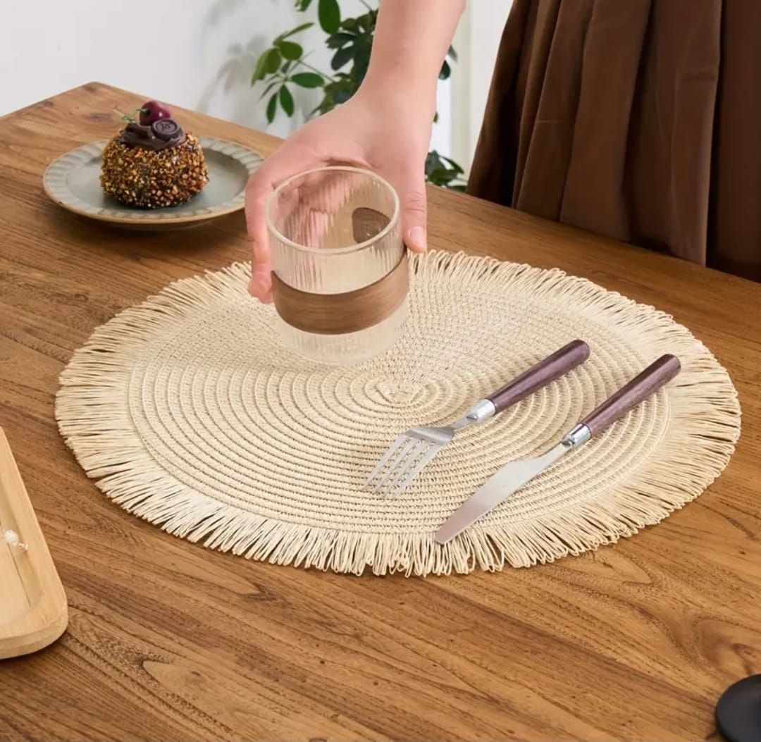 High Quality Woven Round Placemats Durable and Stylish