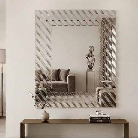 Linear Design Decorative Wall Mirror Mirror Mirrors