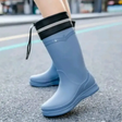Women's Mid-Calf Fleece-Lined Rain Bootsn Rain boots Boots