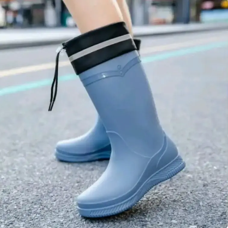 Women's Mid-Calf Fleece-Lined Rain Bootsn Rain boots Boots