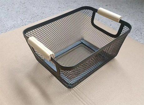 Metal Mesh Basket – Spacious Wire Storage for Shelves and Bathroom Organization