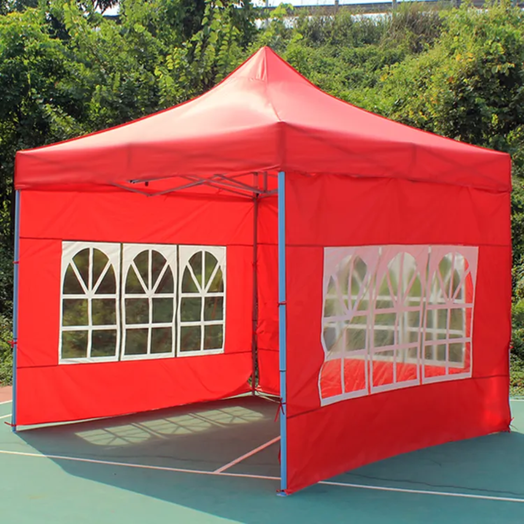 3m x 3m Pop Up Gazebo Event Ready Outdoor Shelter Steel Framed, Customizable, and Weatherproof Perfect for Markets, Parties, and Backyard Events- Furaha Finds Kenya
