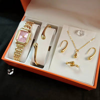Ladies Gold Watch & Jewellery Gift Set Gift set Jewelry Sets