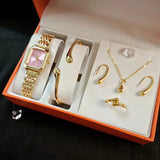 Ladies Gold Watch & Jewellery Gift Set Gift set Jewelry Sets