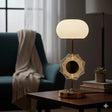 Modern Decorative Table Lamp with White Glass Shade Home decor Table Lamps