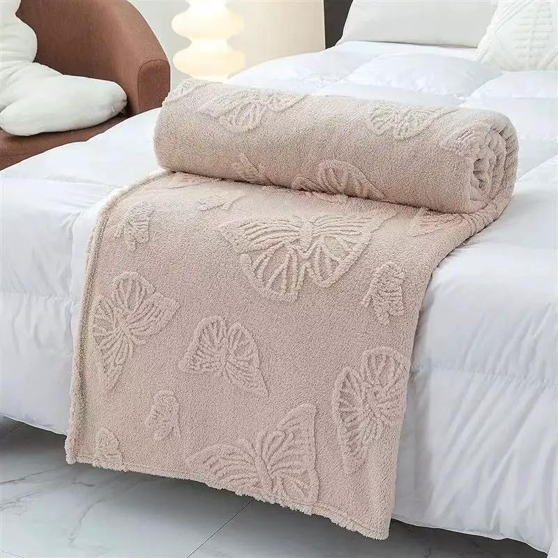 6x6 Butterfly Fleece Blanket Throw Blankets