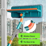 2-in-1 Flexible Window & Floor Cleaning Mop Window cleaner Glass Cleaners