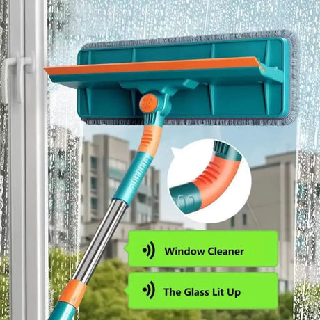 2-in-1 Flexible Window & Floor Cleaning Mop Window cleaner Glass Cleaners