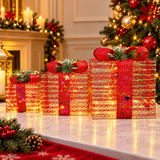 Christmas Light Gift Boxes Christmas box decoration Seasonal & Holiday Decorations