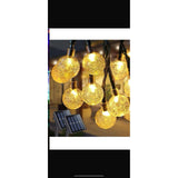 Solar Powered Outdoor Ball Lights – Christmas Edition (12m, 100 Bulbs)