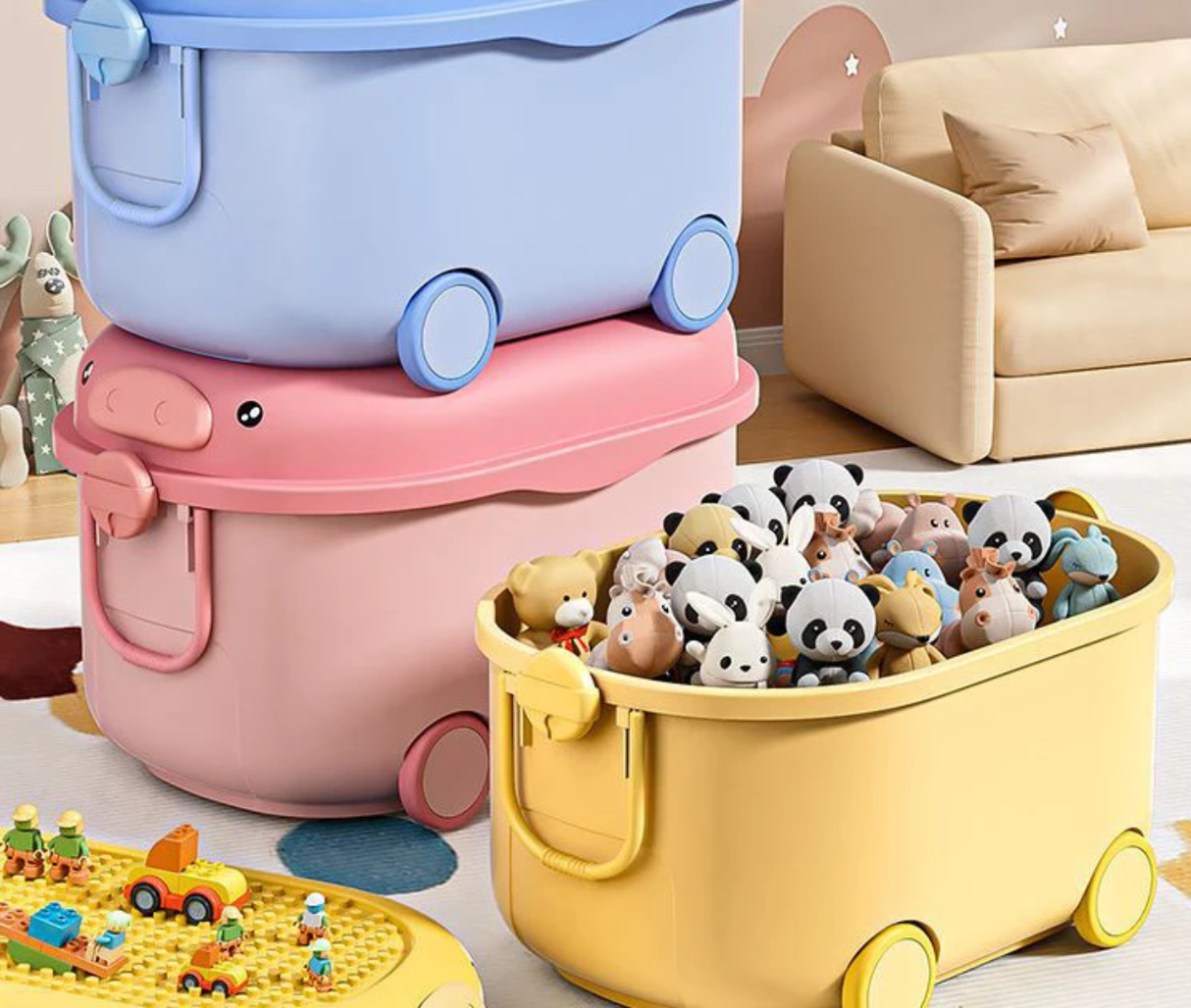 Beautiful Portable Baby Storage Box