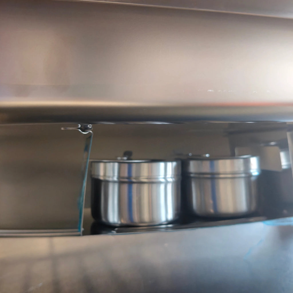 Premium Stainless Steel Chafing Dish with Glass Top Window Kitchenware Chafing Dishes