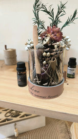 Dried Flower Aromatherapy Diffuser with Essential Oil / Potpourri