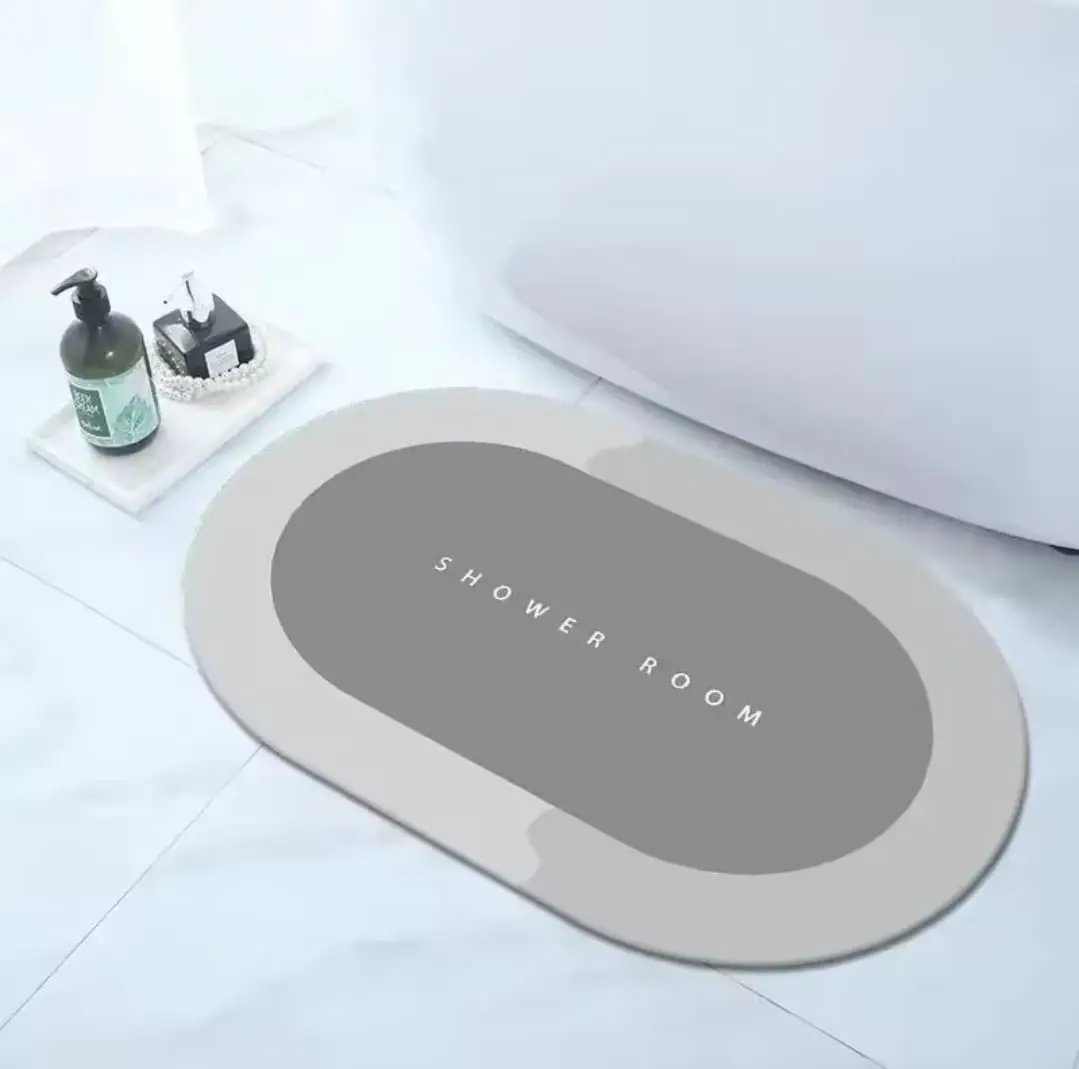 Diatom Bathroom Mat Fast Dry Absorbent 50x80cm Busy Homes Bath Mats Bath Mats & Rugs