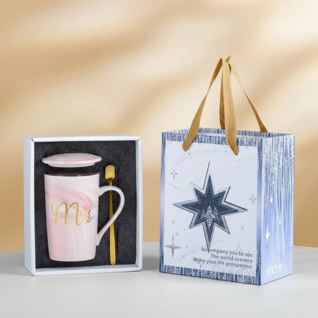 Luxurious Cup Set Gift Box For Tea And Coffee Lovers Kitchen & Dining Mugs