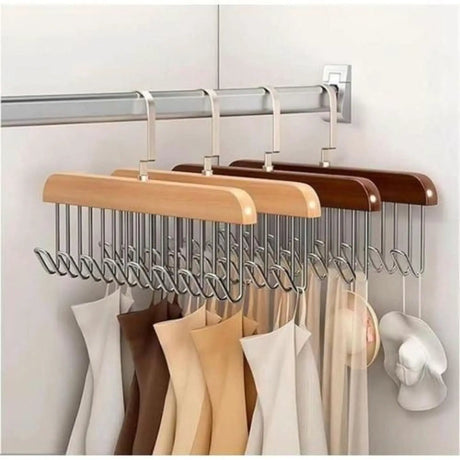 5 pc 360° Rotating Tie, Belt & Scarf Organizer Hanger