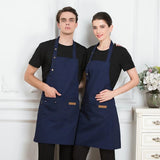 Unisex Apron with Pockets and Adjustable Neck Strap