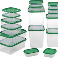 17pcs Food Storage Boxes with Lids – Stackable Meal Prep Containers Food storage Food Storage Containers
