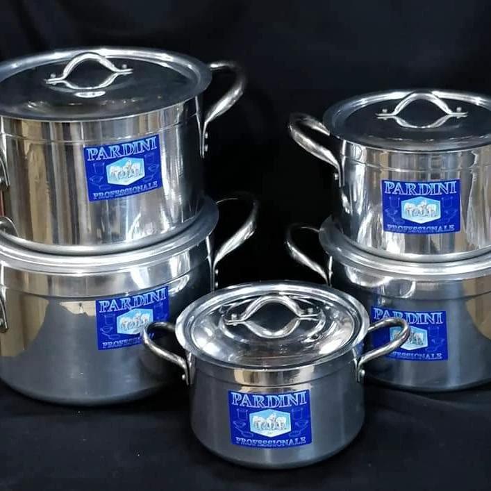 Pardini Premium Cookware Set - 5pcs with Lids (18cm-26cm) Kitchenware Cookware Sets