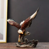 Resin Eagle Statue Majestic Winged Sculpture Sculptures & Statues