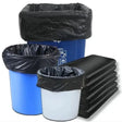 Durable Home Trash Bags Tear Resistant Waste Disposal Liners Pack of 100pcs.(50*60cm). Thickness 3.5threads. (small size)