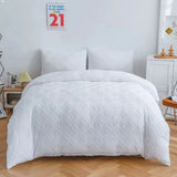 7x8 Tufted Cotton Duvet Cover Set duvet covers Duvet Covers