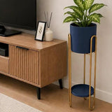 Gold Metal Plant Stand with Pot Plant Stands