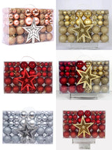 101 Pcs Christmas Tree Decor Balls Set 
Bring your Christmas tree to life with this complete ornament collection!