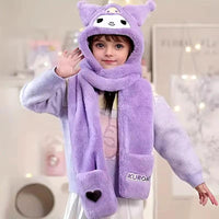 Kids Kuromi Plush Beanie Hat Beanie Beanies