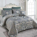 Luxury Silk Velvet Fleece Duvet Set 6x6 with Bedsheet and Pillowcases Bedding