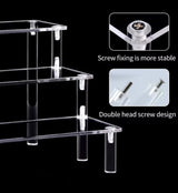Furaha Finds 3-Tier Acrylic Display Rack