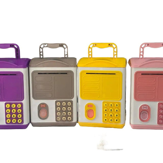 Fingerprint Electronic Piggy Bank with Music - Kids Smart Money Box