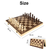 High Quality Foldable Wooden Chess Board with Internal Storage- Furaha Finds Kenya