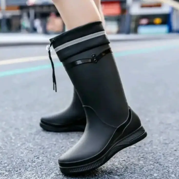Women's Mid-Calf Fleece-Lined Rain Bootsn Rain boots Boots