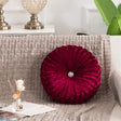 European Round Pumpkin Velvet Pillow Throw Pillows