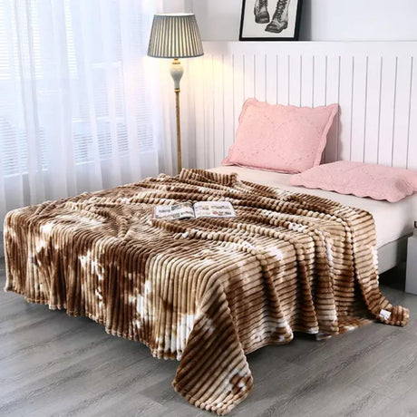 Velvet Fleece Blanket 6x6 Ultra Soft and Warm Bed Throw