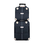 2-in-1 Waterproof Trolley Travel Suitcase Bag Set