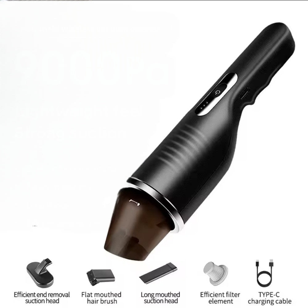 High Pressure GI-828 Car Vacuum Cleaner 9000Pa with 3 Nozzle Options