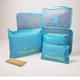 6pcs Luggage Travel Organizers Packing Cubes Set