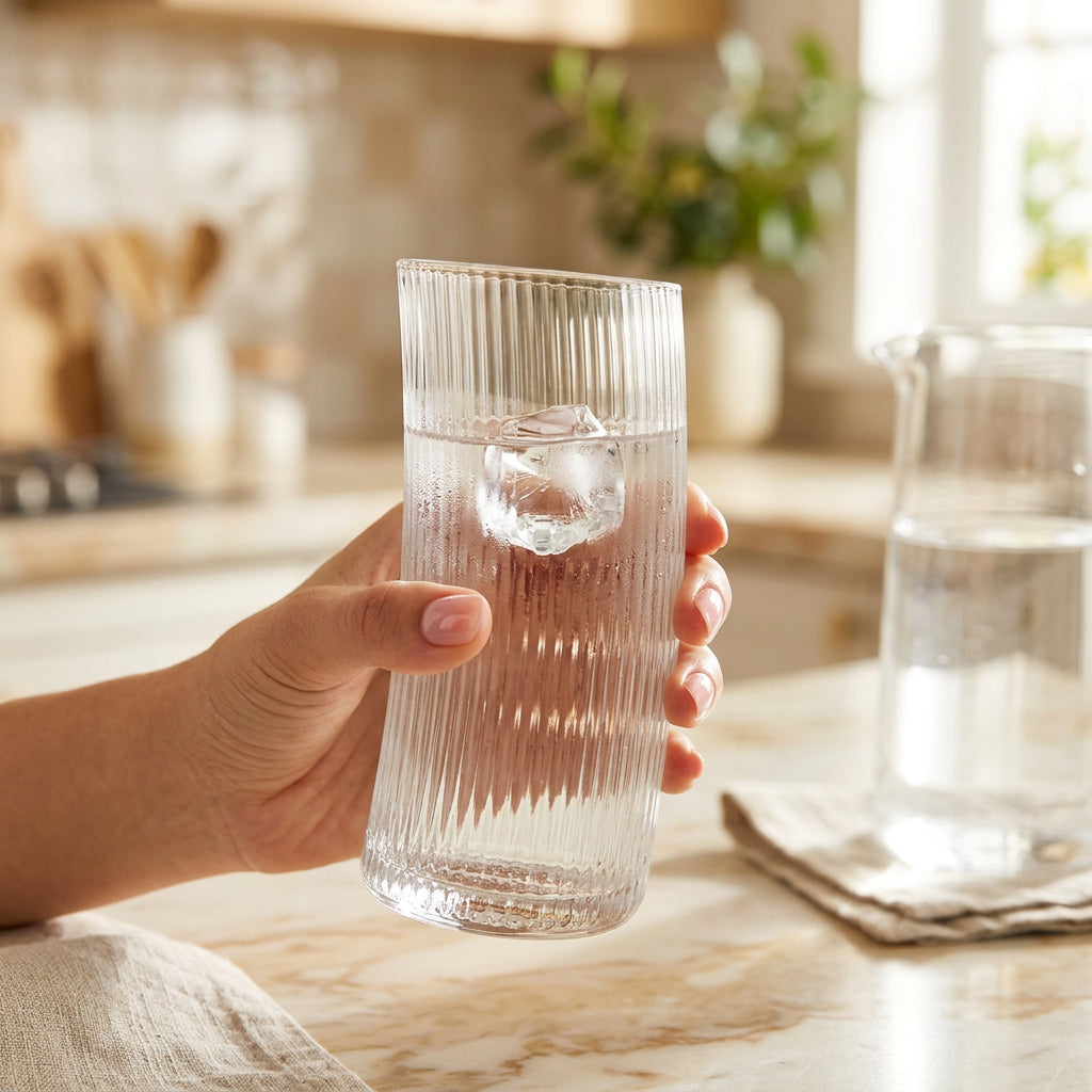 450ml Crescent Drinking Glass Drinkware Tumblers